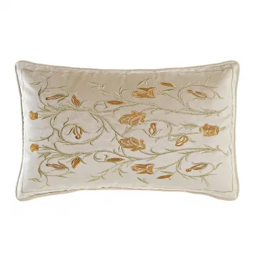Dkd home decor Kissen DKD Home Decor Golden Polyester Blomster 50x10x30 cm