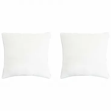 Kopfkissen 2er Set Wei� 40x40 cm Bambusfaser
