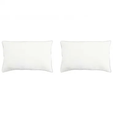 Kopfkissen 2er Set Wei� 50x70 cm Bambusfaser