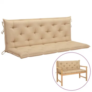 Auflage f�r Hollywoodschaukel Beige 150 cm Stoff