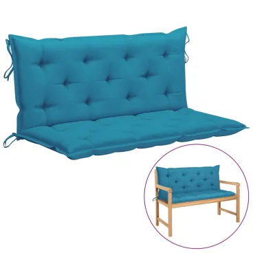 Auflage f�r Hollywoodschaukel Hellblau 120 cm Stoff