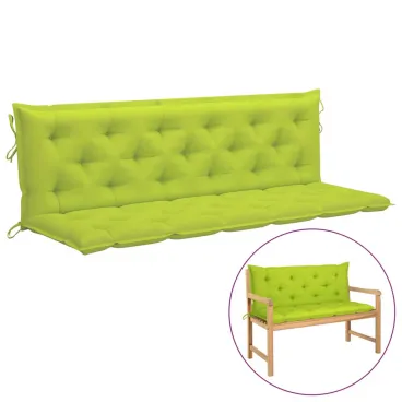 Auflage f�r Hollywoodschaukel Hellgr�n 180 cm Stoff