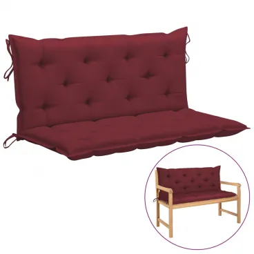 Auflage f�r Hollywoodschaukel Weinrot 120 cm Stoff