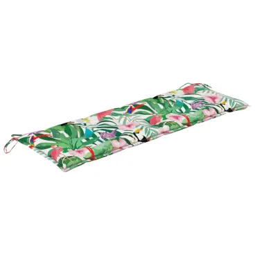 Bankauflage Mehrfarbig 150x50x7 cm Stoff Standard-kissen Gartenbank
