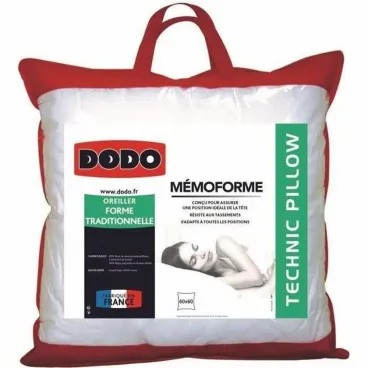 Dodo Kopfkissen Schlafkissen Kissen DODO Wei� 60x60 cm