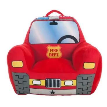 Kindersessel Feuerwehrauto Rot 52x48x51 cm
