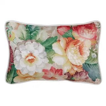 Kissen Polyester 45x30 cm Rosen