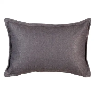 Kissen Polyester Dunkelgrau 45x30 cm