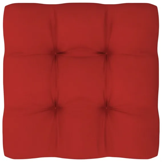 Palettensofa-Kissen Rot 80x80x10 cm